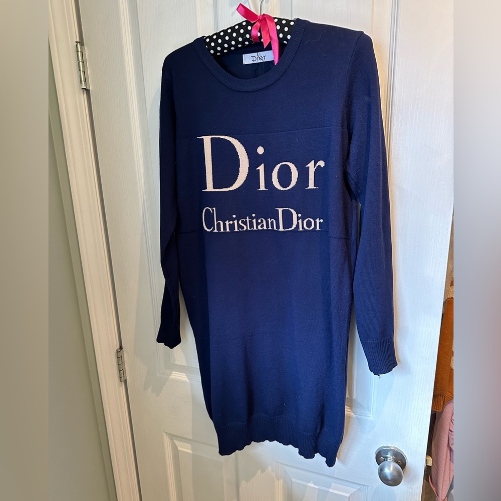 Dior sweater dress